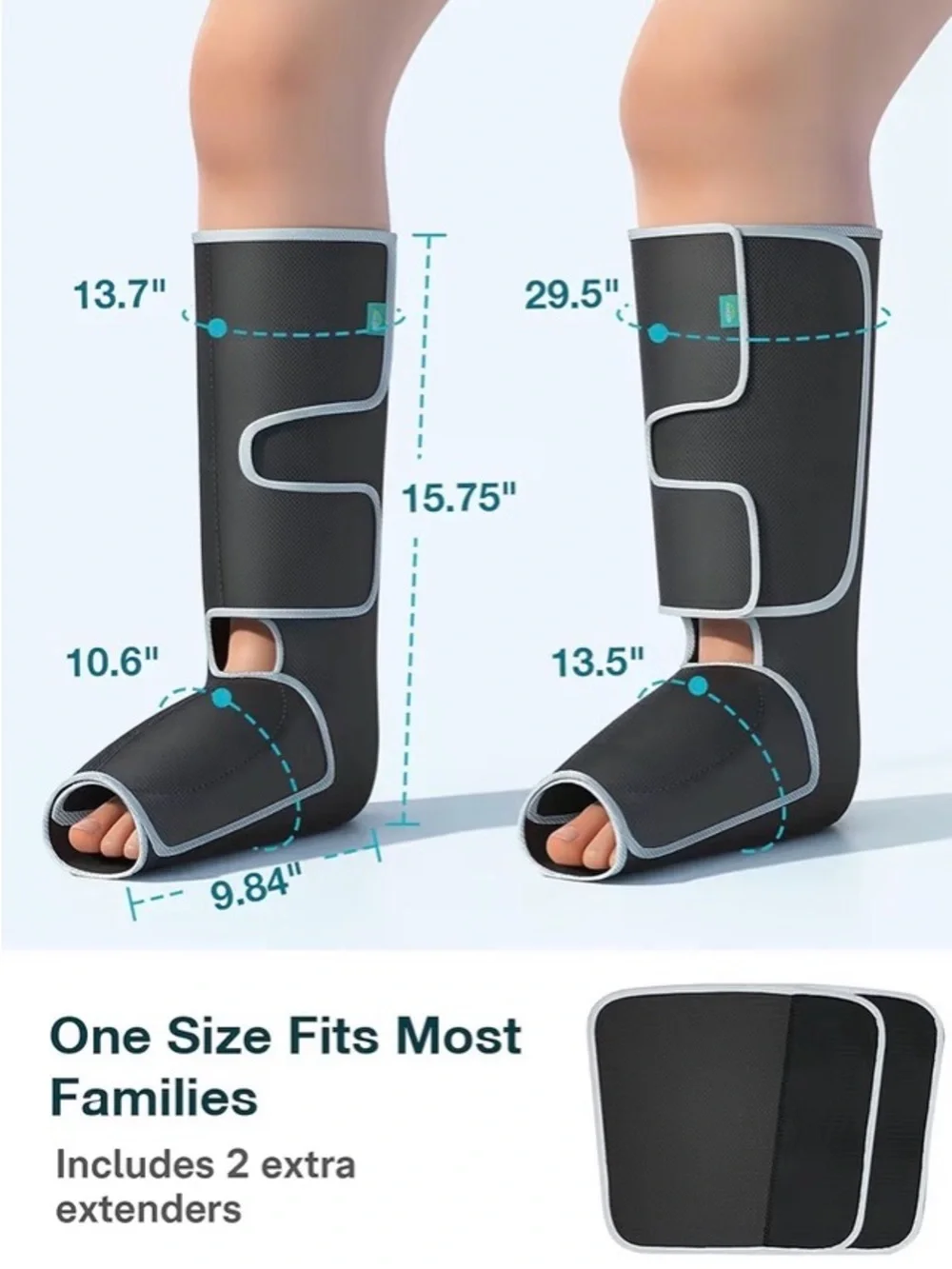 ALLJOY Leg Massager for Circulation and Pain Relief FSA,Gifts for Men Women